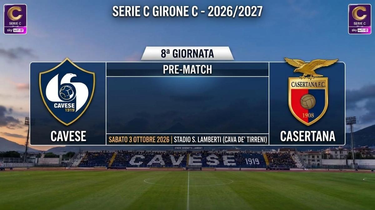 DIRETTA / Cavese-Casertana, calcio d'inizio ore 14,30
