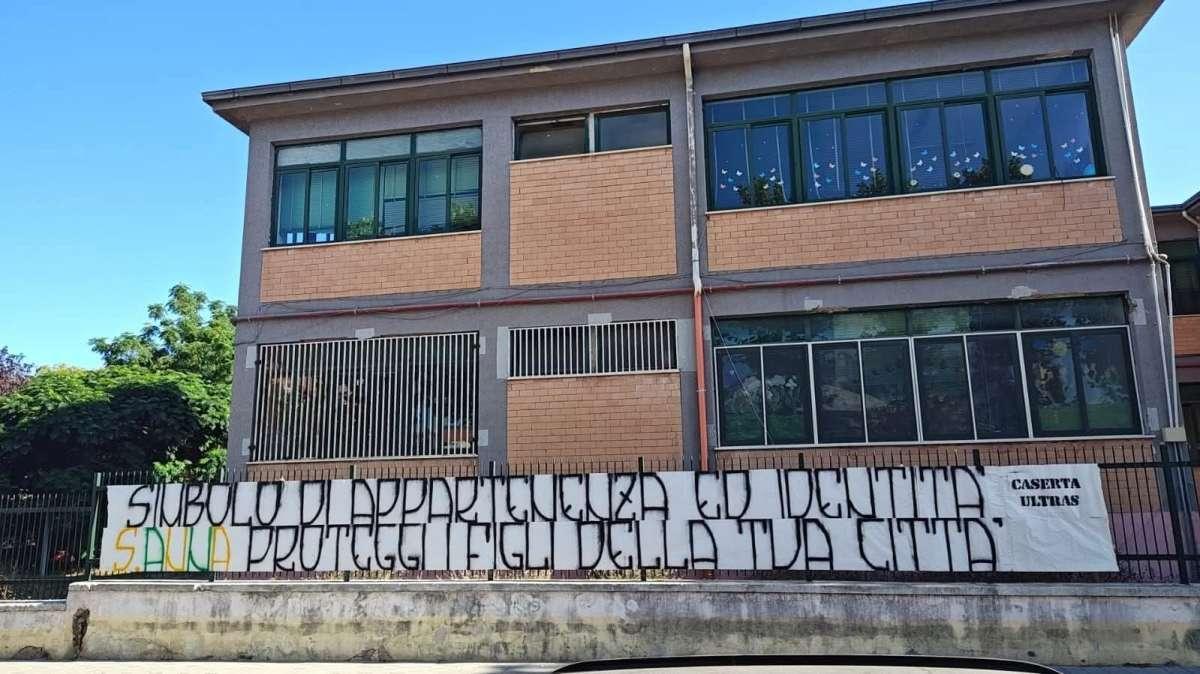 Striscione Caserta ultras