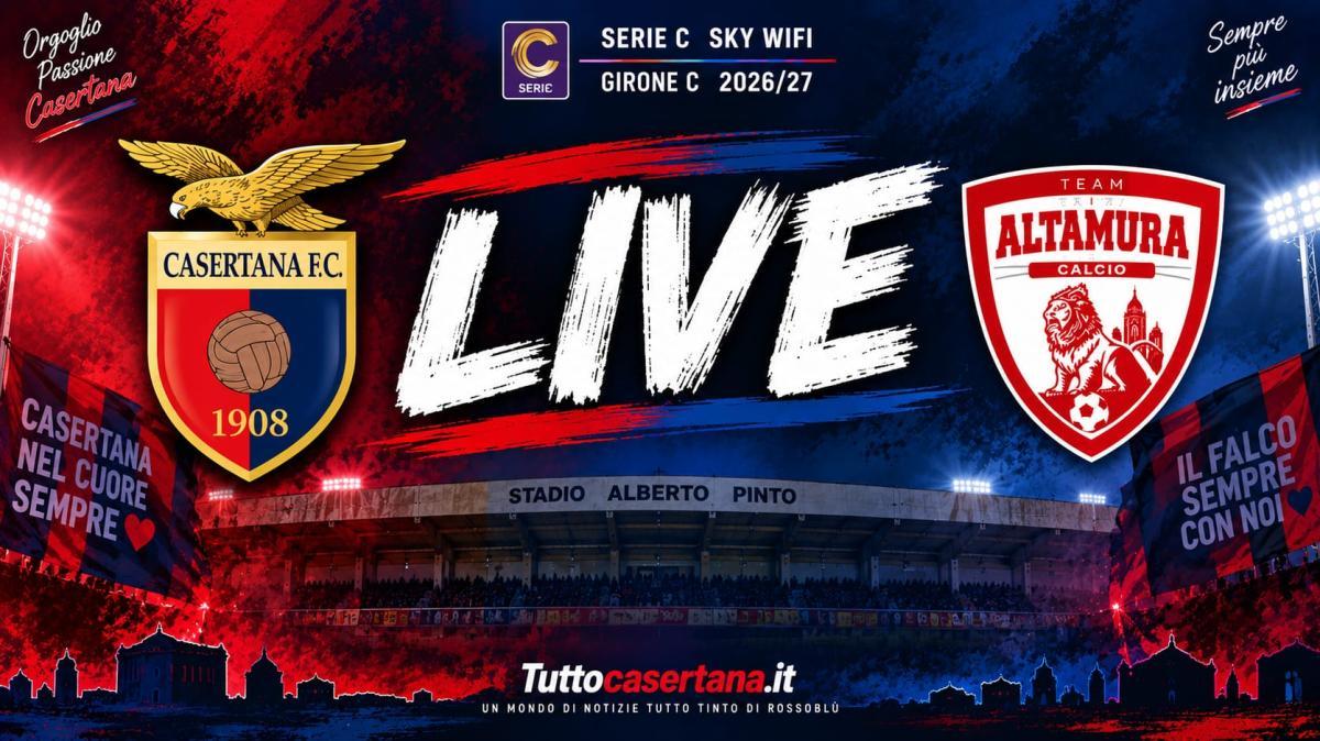 DIRETTA / Casertana-Altamura, calcio d'inizio 18,30