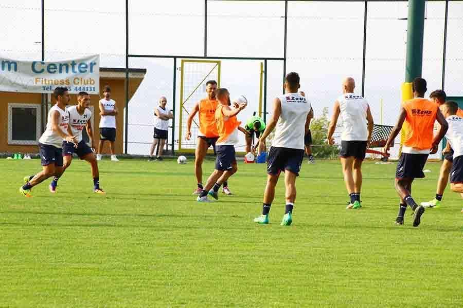 Un momento della partitina