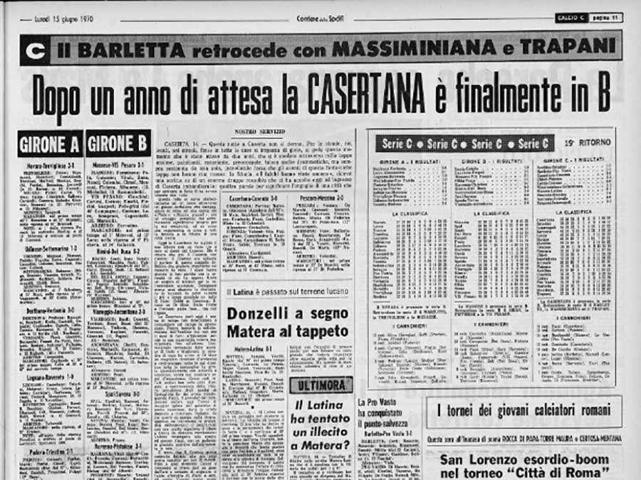Il Corriere dello Sport del 70