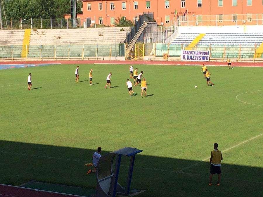 La Casertana in allenamento