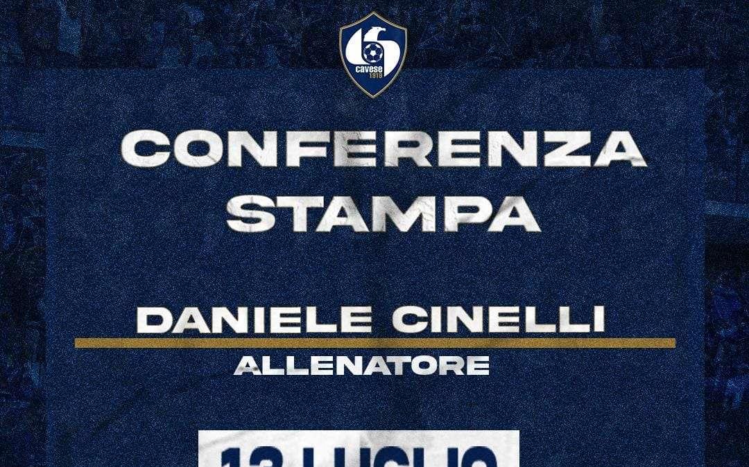 Presentazione Mister Cinelli: appuntamento a giovedì 13 luglio