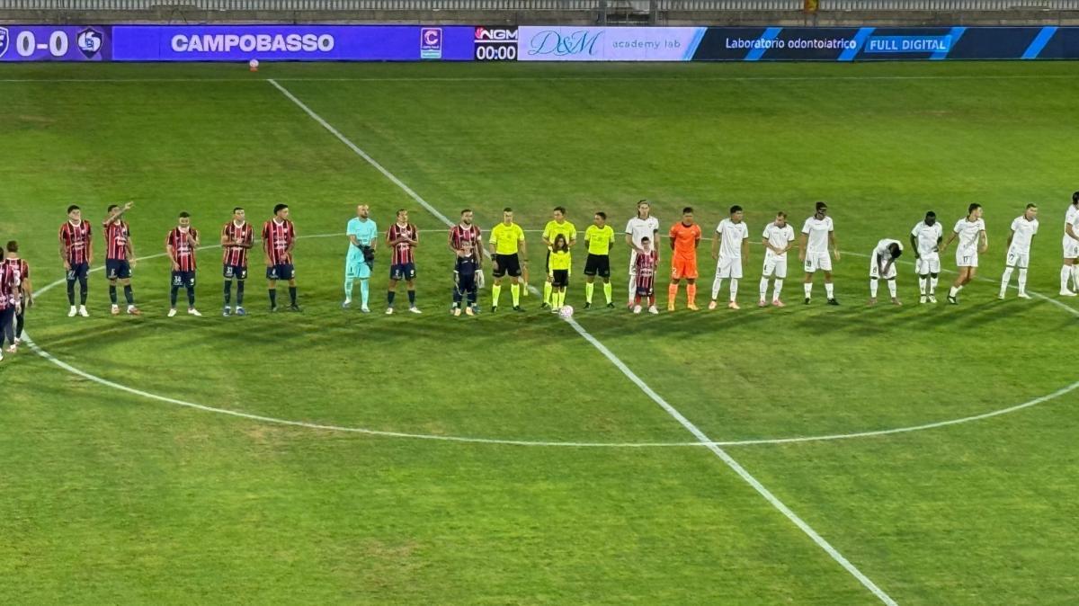 La Cavese viene eliminata al primo turno di Coppa Italia: il Campobasso batte gli aquilotti per 2-0