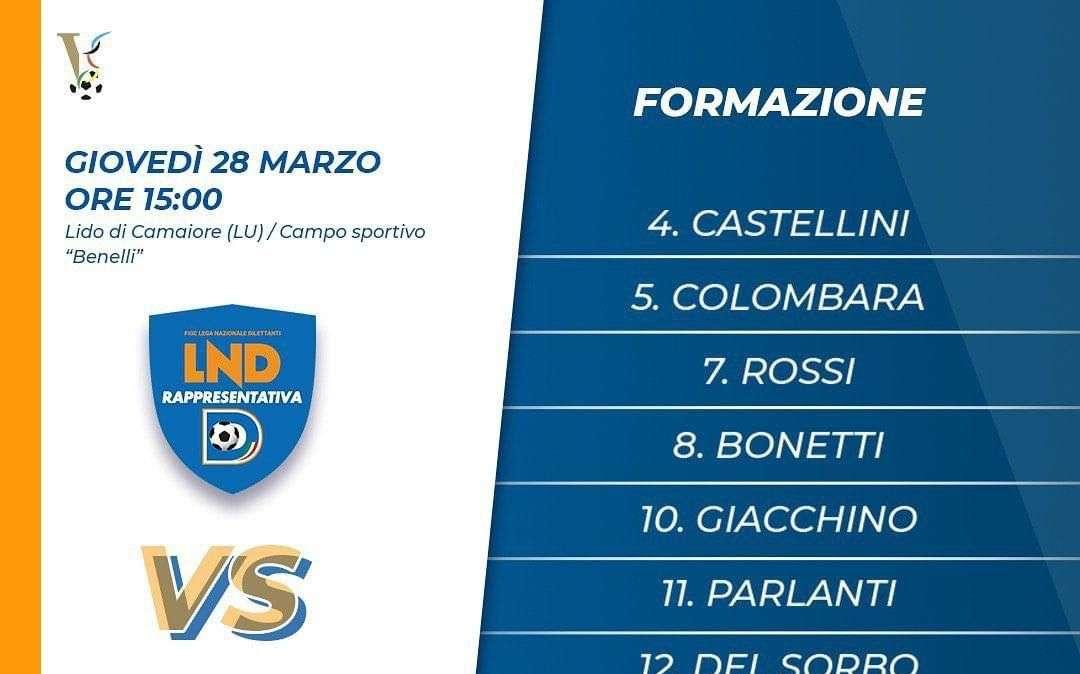 Rossi ancora titolare e Rappresentativa Serie D ai quarti!