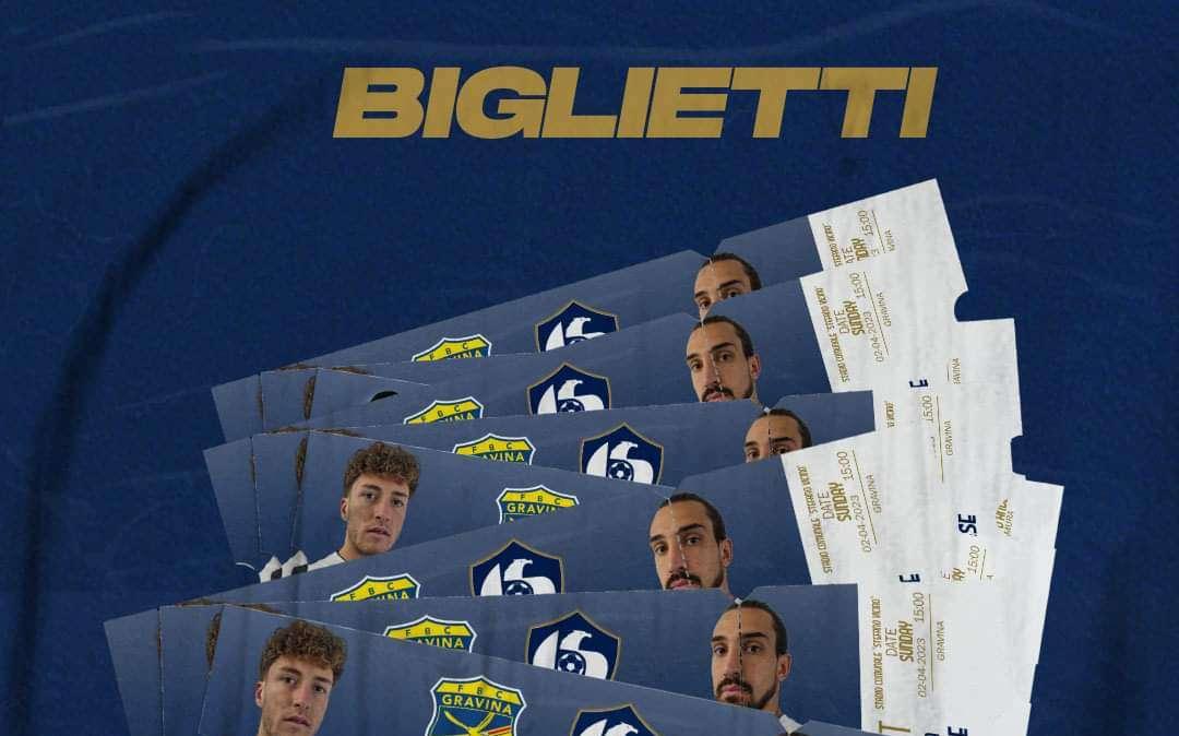 Gravina-Cavese, ticket disponibili ESCLUSIVAMENTE presso la Cartoleria Tirrena