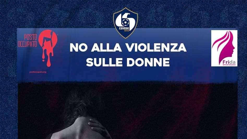 La Cavese grida forte: "NO ALLA VIOLENZA SULLE DONNE!"