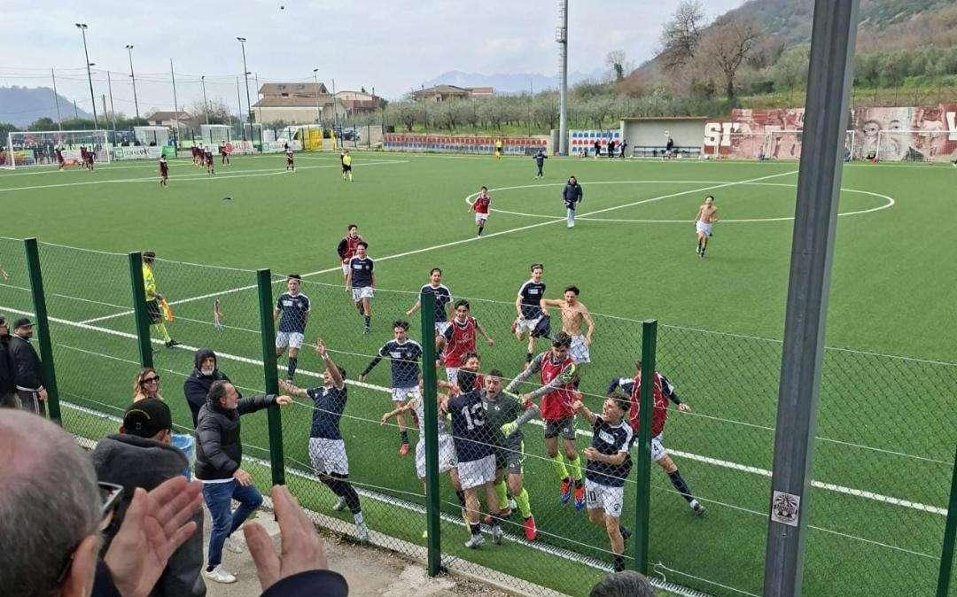 In foto l'esultanza dell'U15