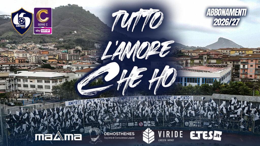 Cavese, riapre la campagna abbonamenti: 342 tessere sottoscritte, nuova fase fino al Sorrento
