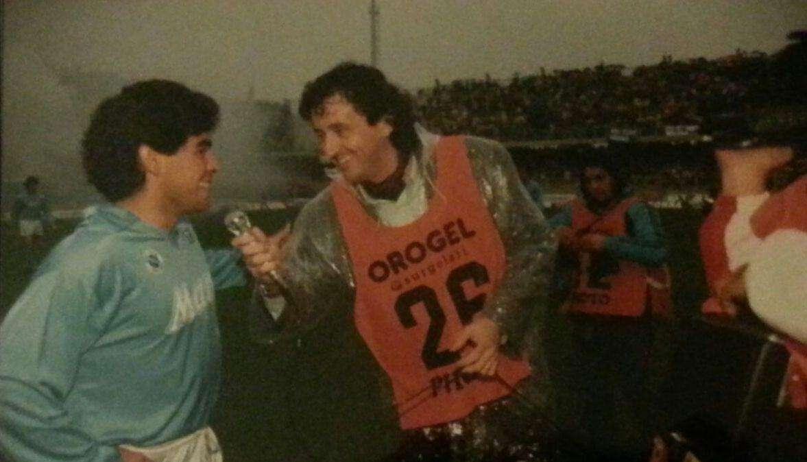 “Quando al Manuzzi intervistavo Maradona in campo…”
