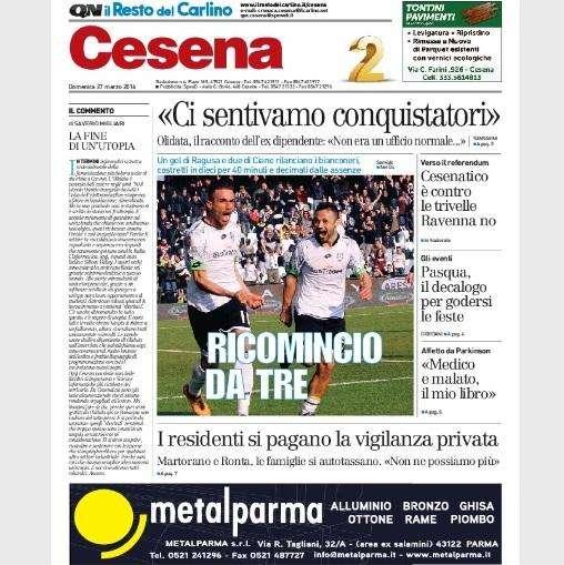 Ricomincio da tre. Il Resto del Carlino