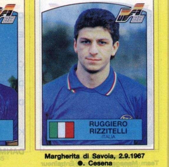 La figurina di Rizzitelli dell'album Panini "Euro 88"