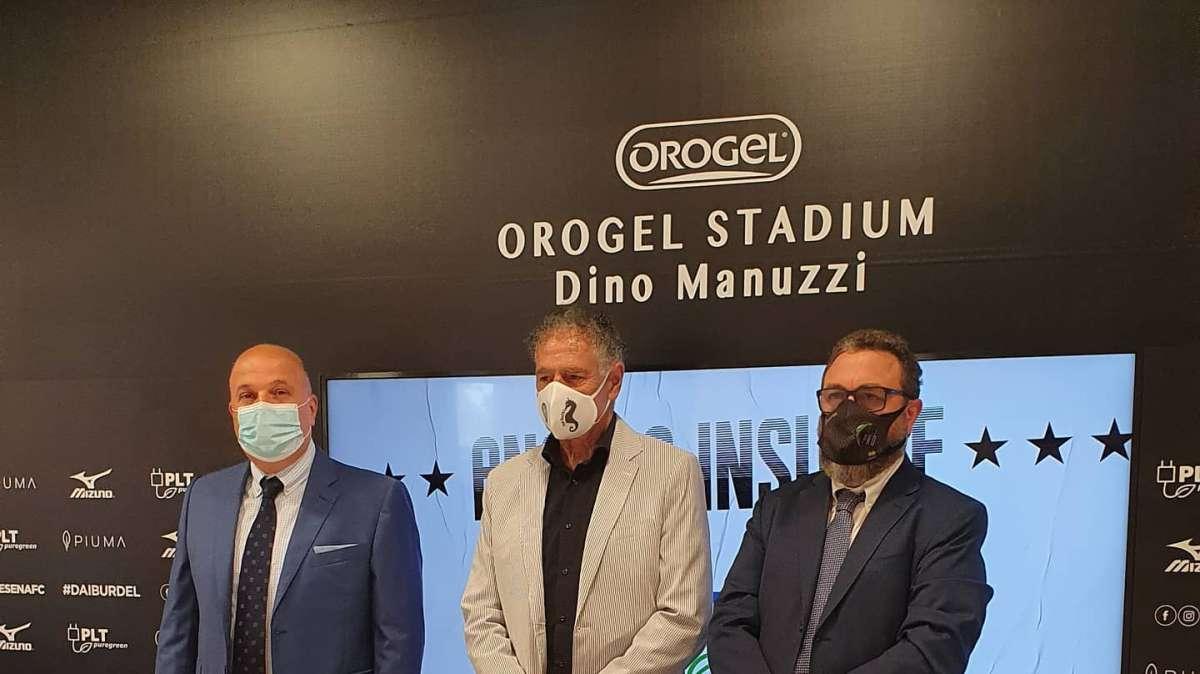 Il Cesena presenta lo sponsor dei record e guarda alla riapertura degli stadi da agosto