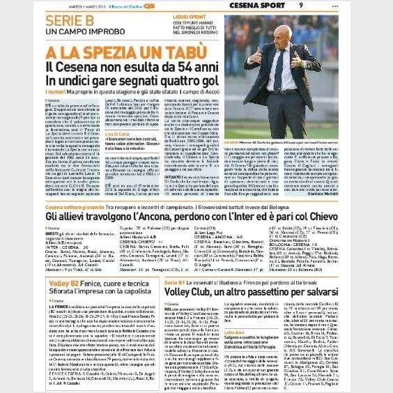 Una vittoria che manca da 54 anni - Il Resto del Carlino