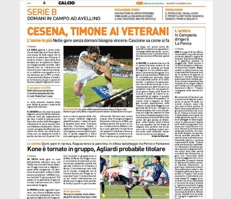 Cascione sa come si fa – Il Resto del Carlino