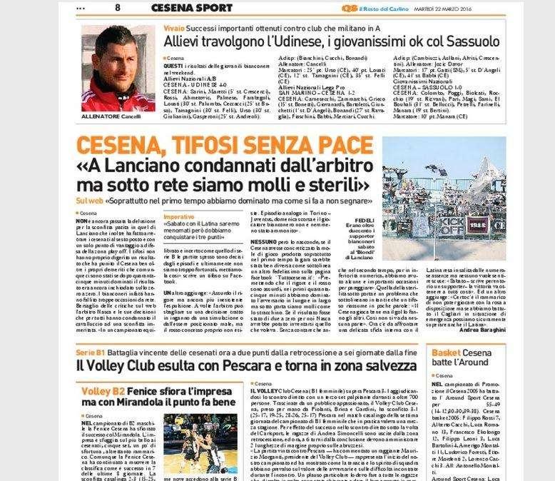 Tifosi senza pace - Il Resto del Carlino