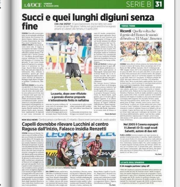 Succi e quei lunghi digiuni senza fine. La Voce di Romagna