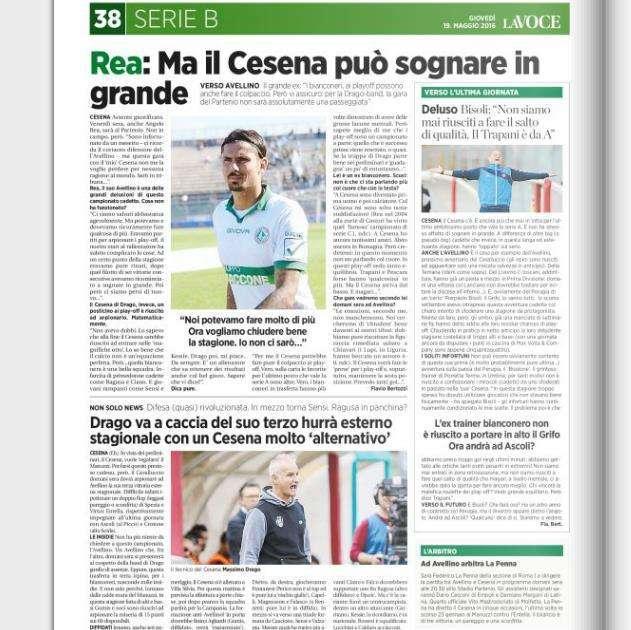 L’ex Rea: “Ad Avellino non sarà una passeggiata” – La Voce di Romagna