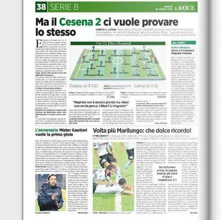 Il Cesena 2 ci vuole provare lo stesso. La Voce di Romagna