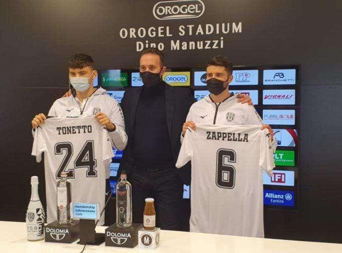 Tonetto e Zappella: “Sei mesi a Cesena per migliorarci”