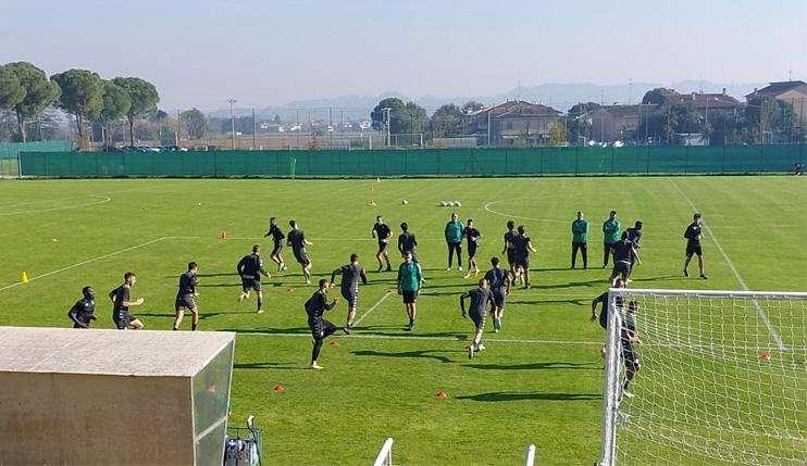 Primo allenamento a porte aperte per il Cesena di Toscano
