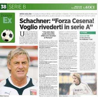“Cesena voglio rivederti in A” - La Voce di Romagna