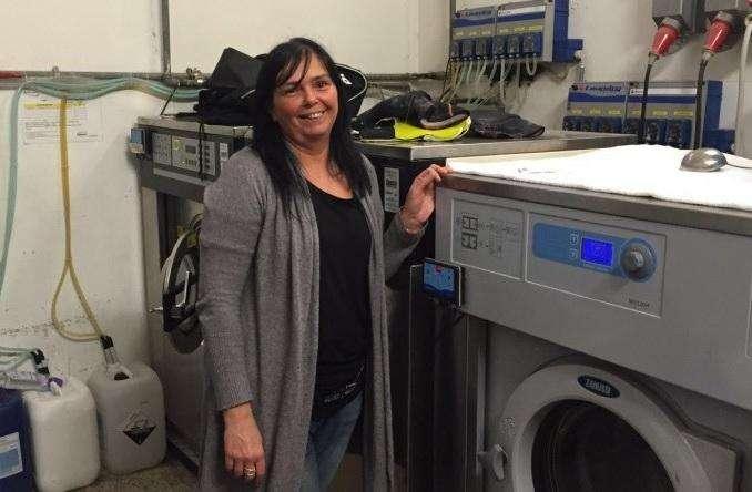 Debora, la bella lavanderina bianconera