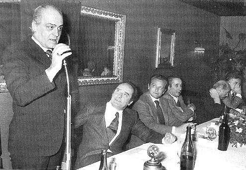 Il conte Rognoni con Boniperti