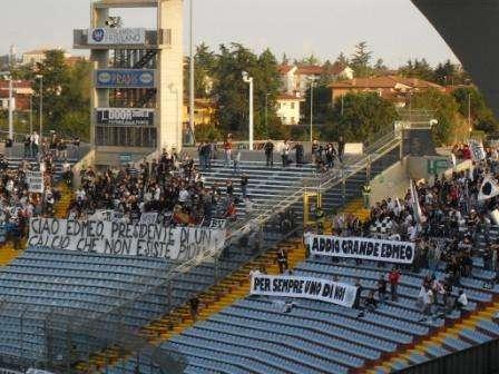 I tifosi cesenati al Friuli ricordano Edmeo Lugaresi