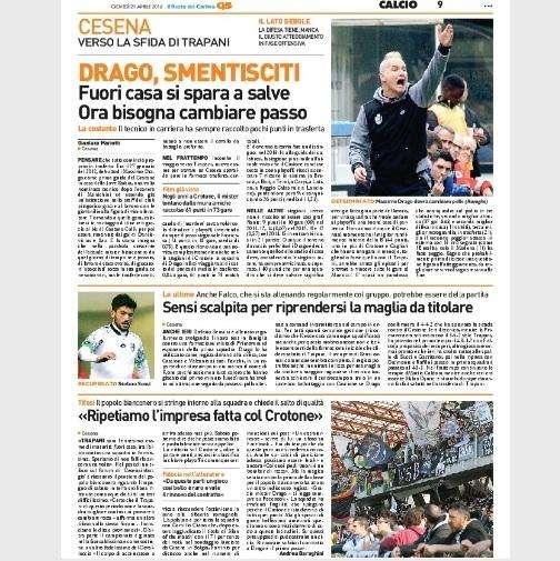 Drago, smentisciti. Il Resto del Carlino