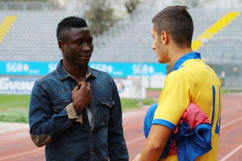 Bangoura parla con Ferrara