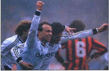 La gioia di Holmqvist e Agostini (Guerin Sportivo, 1989)