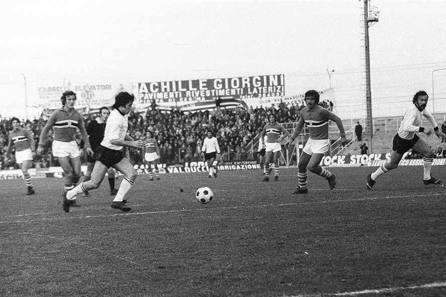 Orlandi in Cesena-Samp 1973-74