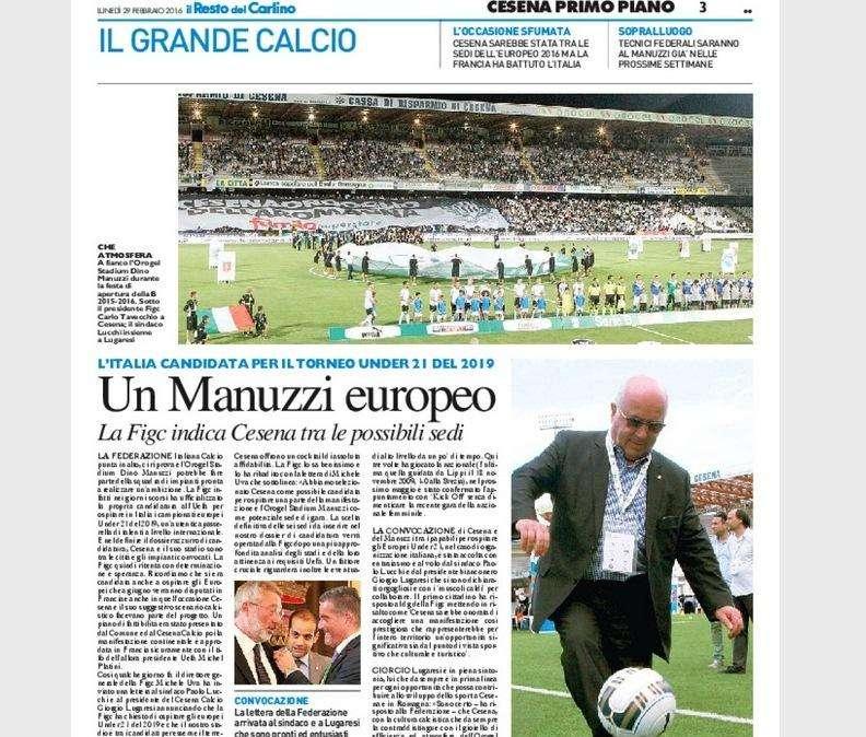 Un Manuzzi europeo – Il Resto del Carlino