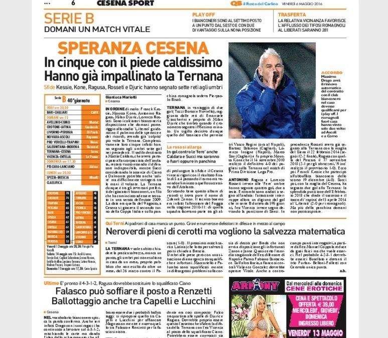 In 5 con il piede caldissimo. Il Resto del Carlino