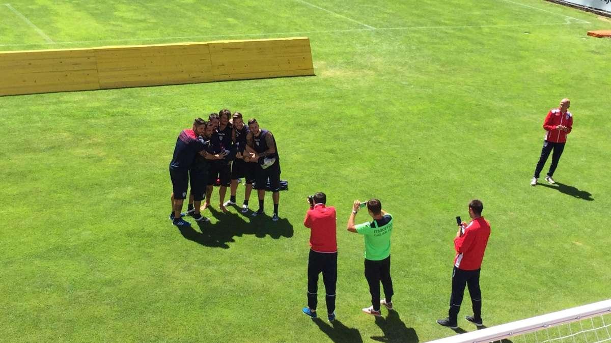 Balzano saluta i compagni