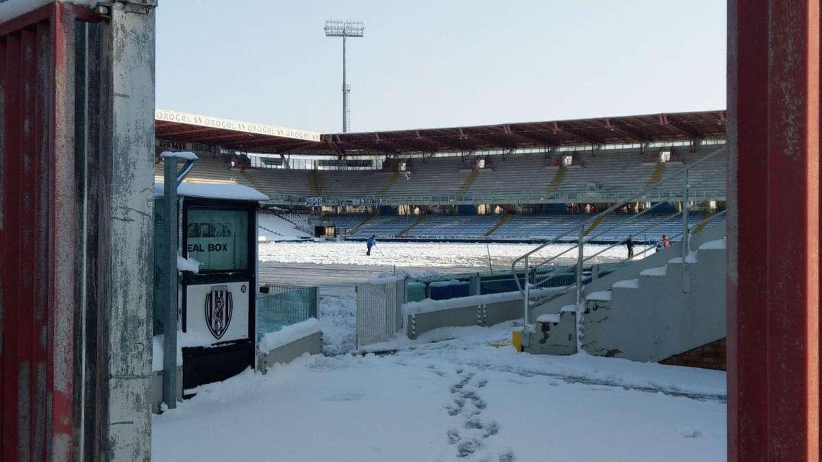 Il Manuzzi ancora innevato