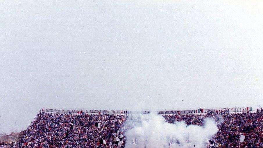 Torce in Curva Sud