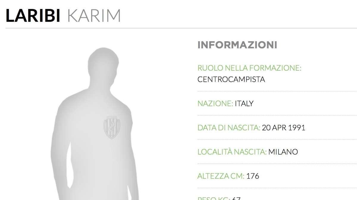 E alla fine "apparve" Laribi