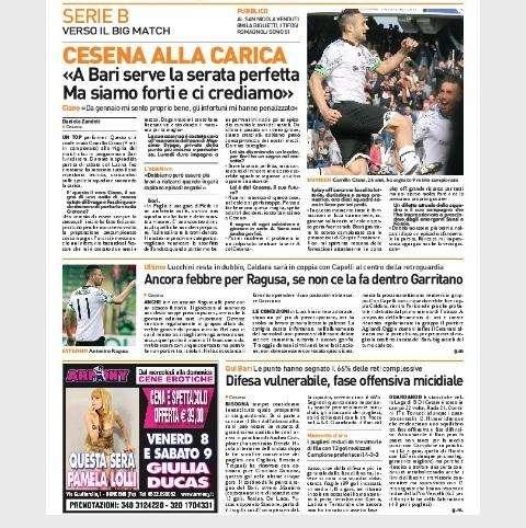 “A Bari serve la partita perfetta”. Il Resto del Carlino
