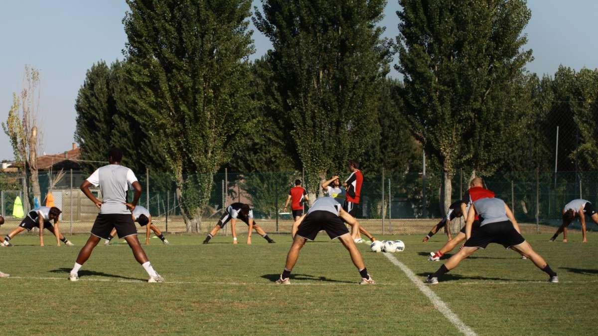 Allenamento differenziato per quattro bianconeri