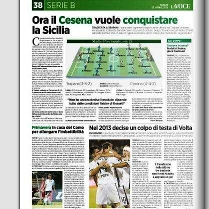 Il Cesena vuole conquistare la Sicilia. La Voce di Romagna