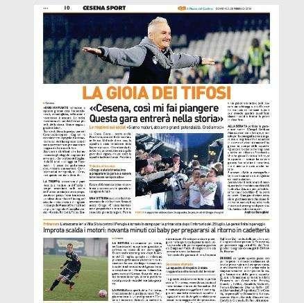 “Cesena, così mi fai piangere” - Il Resto del Carlino