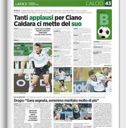 Tanti applausi per Ciano. Caldara ci mette del suo. La Voce di Romagna