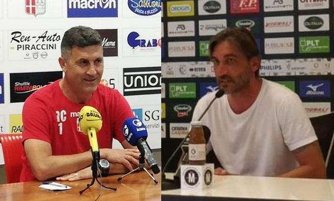 Il derby vissuto in panca. Modesto e Cioffi a confronto