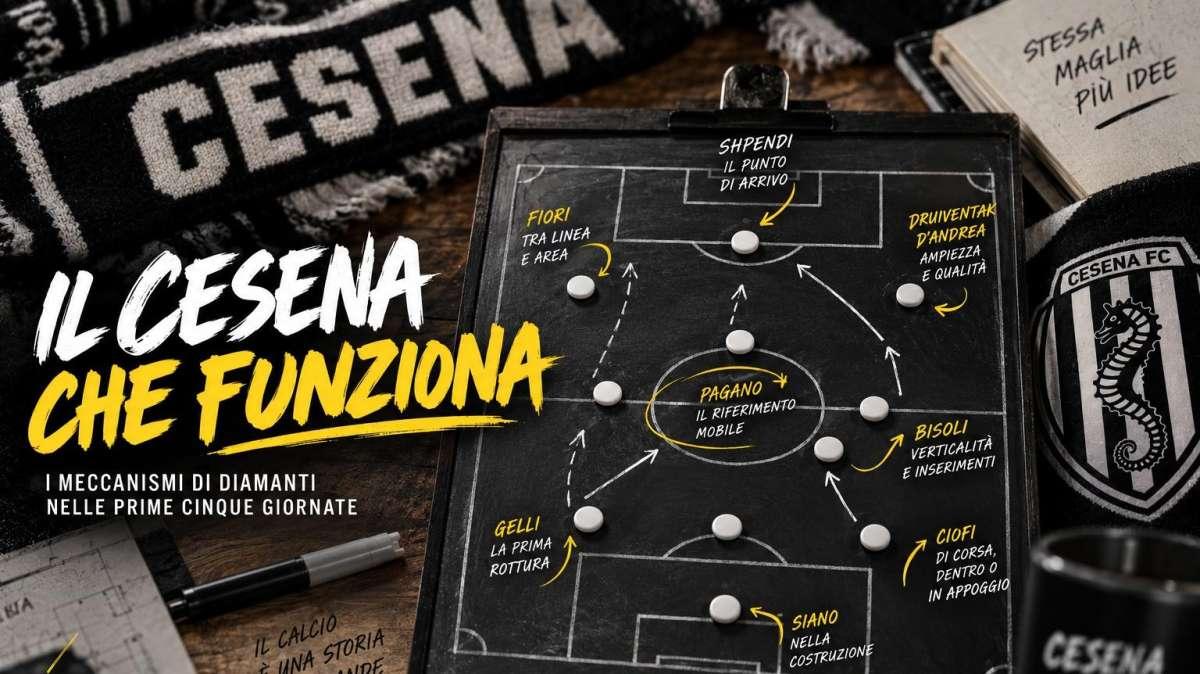 Cosa funziona nel Cesena: cinque certezze dopo cinque giornate