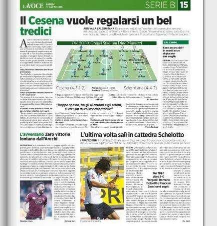 Il Cesena vuole regalarsi un bel tredici – La Voce di Romagna