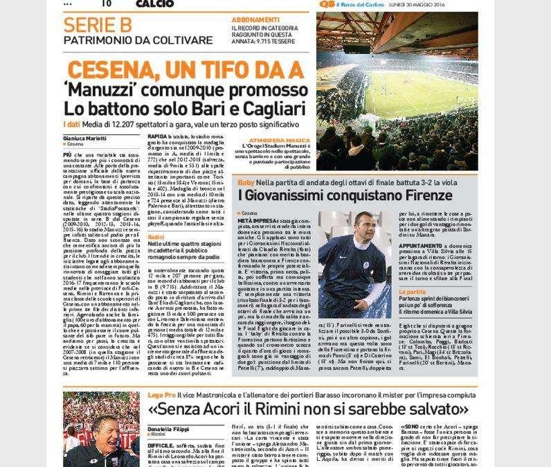 Un tifo da serie A – Il Resto del Carlino