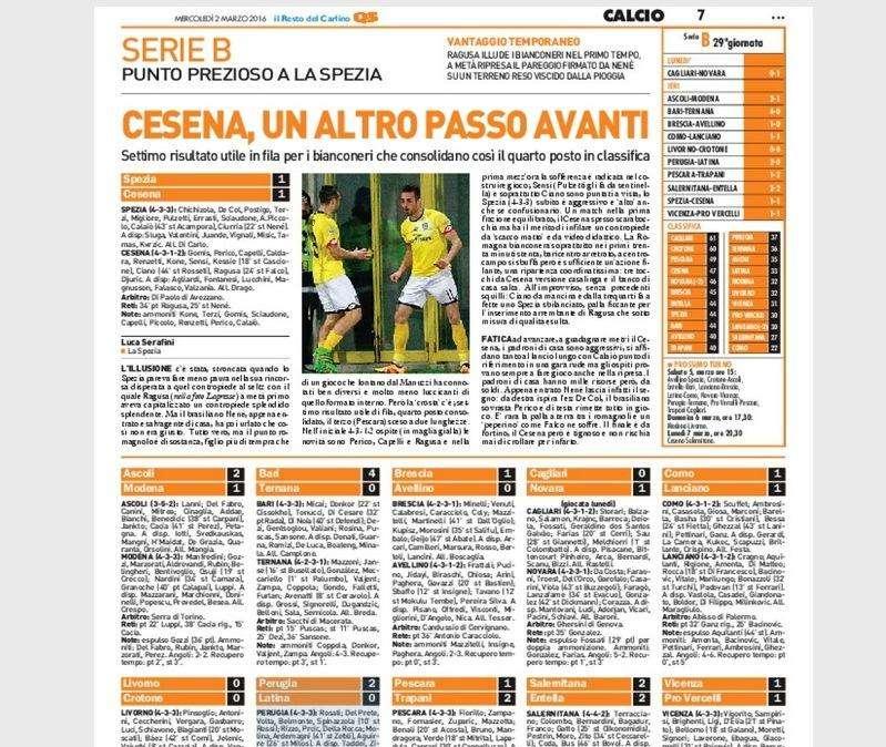 Un altro passo in avanti – Il Resto del Carlino