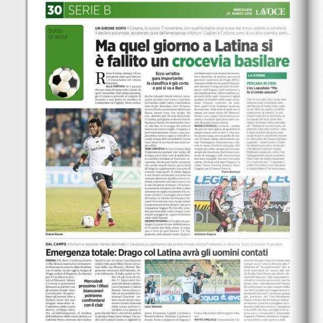 Ma quel giorno a Latina si è fallito un crocevia basilare 